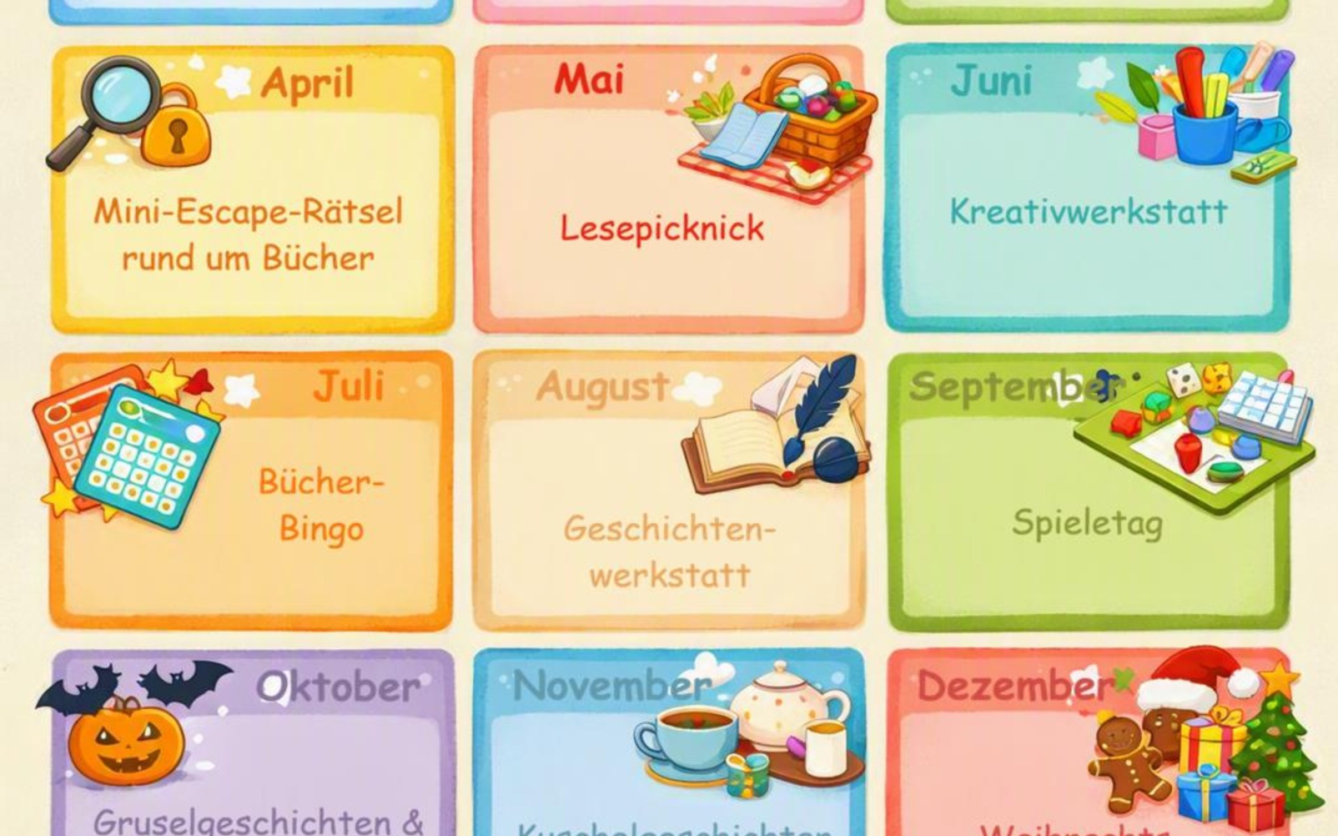 Jahresplan neu